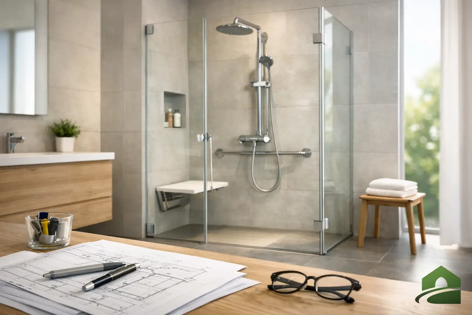 Barrierefreie Dusche aus Glas richtig planen