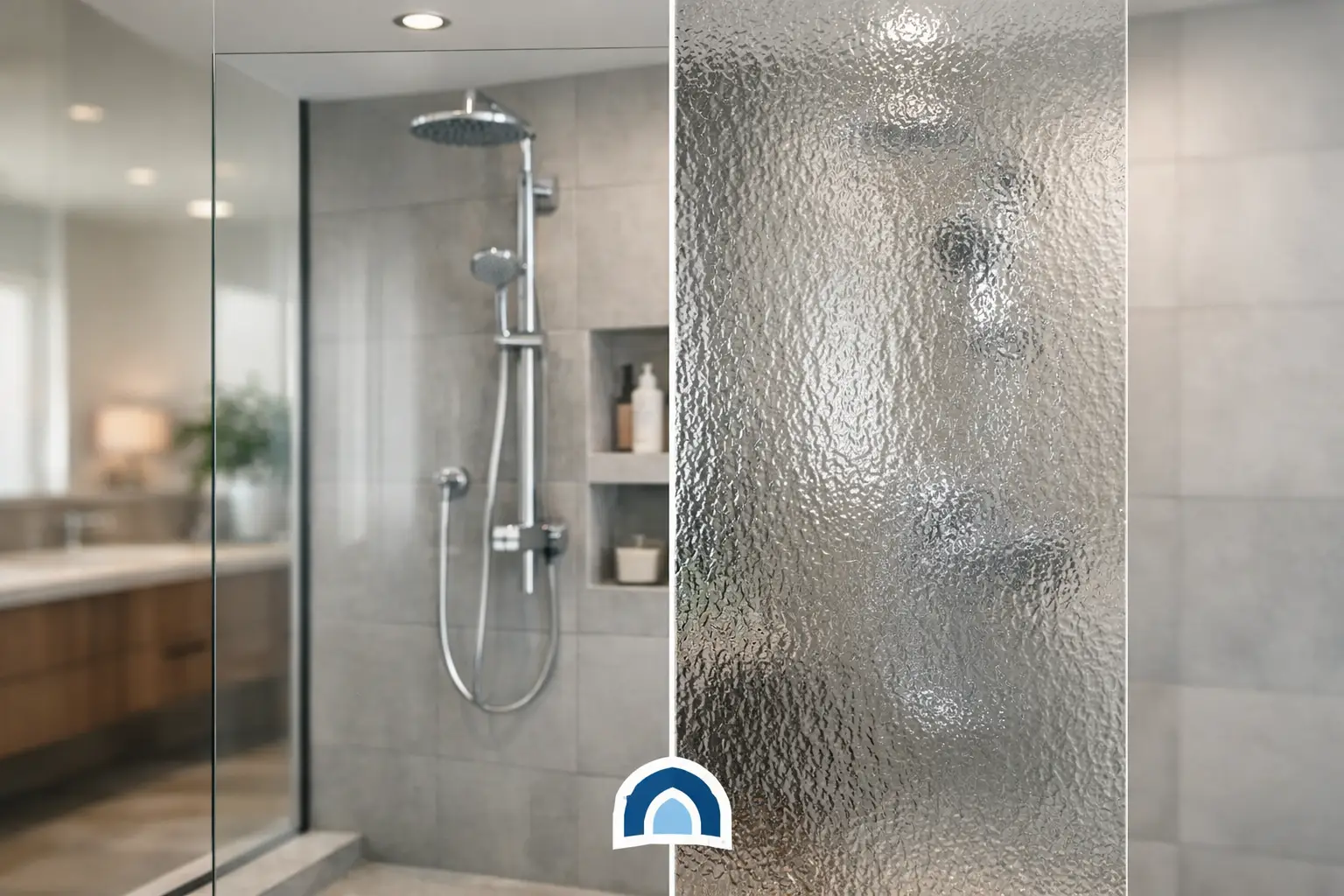 Klarglas oder Strukturglas für die Dusche?