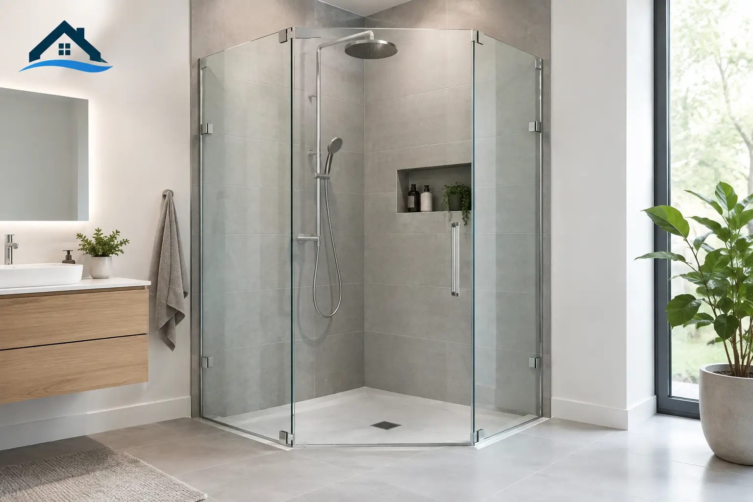 Planung einer U-Dusche: Maße, Glas und Montage